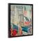 Stupell Industries Classic Americana Flags Floater Framed Art